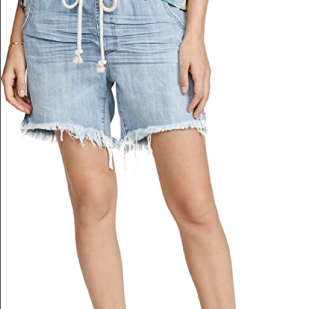 One Teaspoon Shabbie Denim shorts SZ XS - Picture 3 of 14